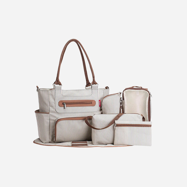Baby Diaper Stripe Bag Set