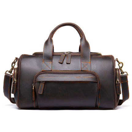 Mova Retro Leather Weekender Duffle