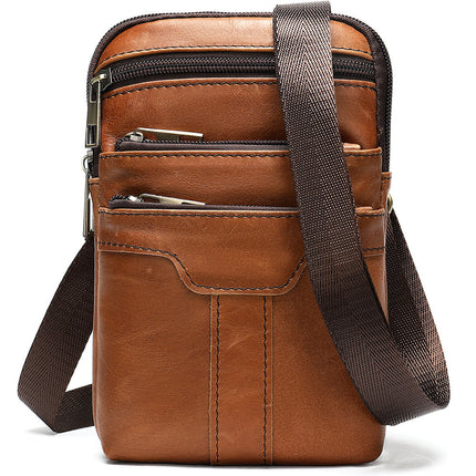 Vintage Cowhide Messenger Bag