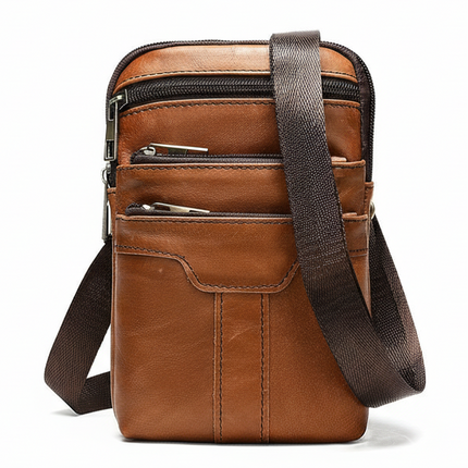 Mova Heritage Leather Messenger Bag