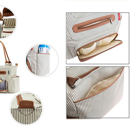 Baby Diaper Stripe Bag Set