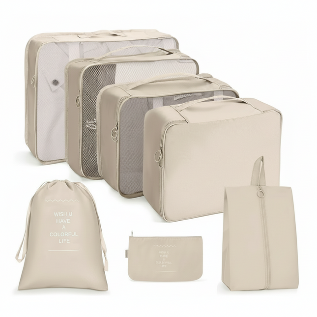 7-Piece Storage Travel Bags