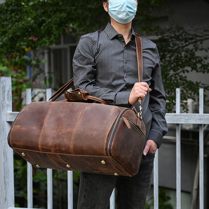 Mova Vintage Leather Travel Duffle