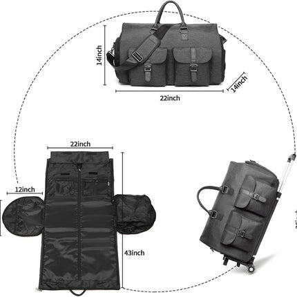 Mova Luxe Men’s Roller Edition Travel Duffle