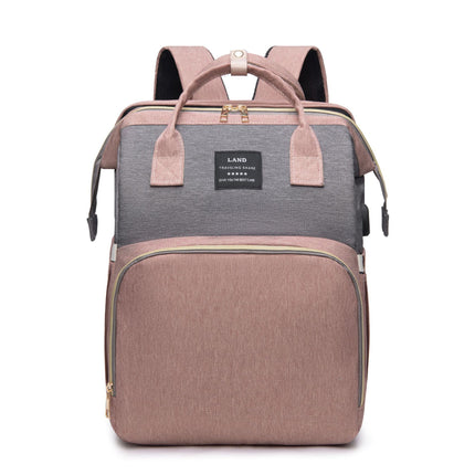 Mummy Baby Crib Backpack Large Capacity Out Milk Insulated Bag Women