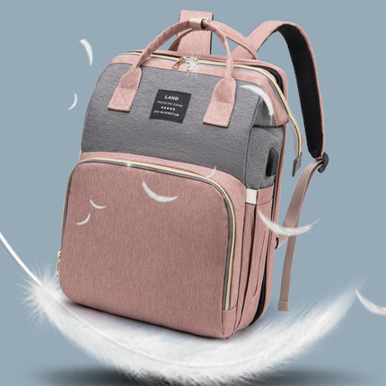 Mummy Baby Crib Backpack Large Capacity Out Milk Insulated Bag Women