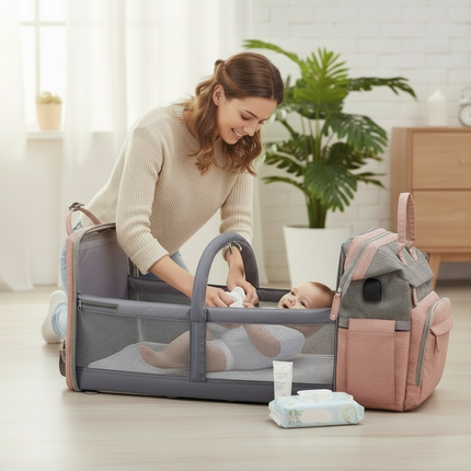 Mova Mama Baby Crib Backpack