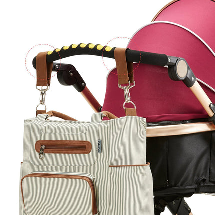 Baby Diaper Stripe Bag Set
