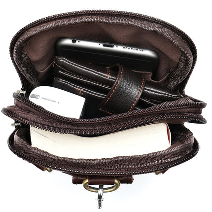 Vintage Cowhide Messenger Bag