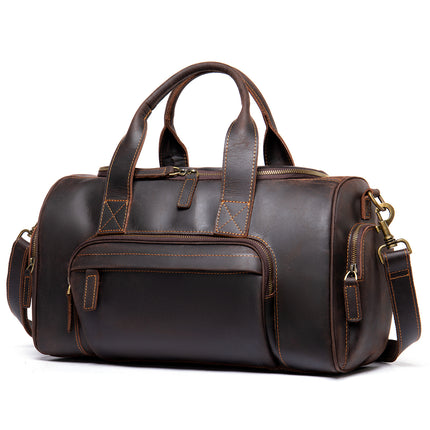 Mova Retro Leather Weekender Duffle