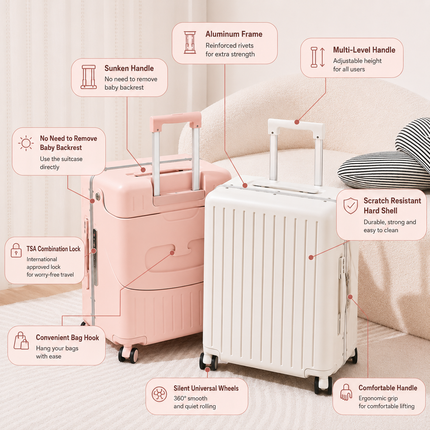 Mova Luxe Child Seat Suitcase