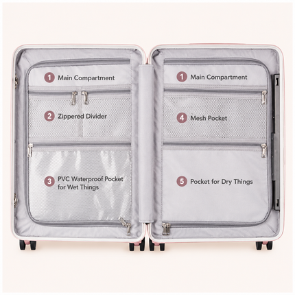 Mova Luxe Child Seat Suitcase