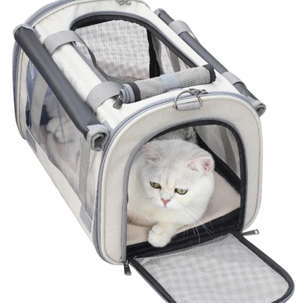 Outdoor Portable Pet Bag Transparent Breathable Foldable Pet Bag