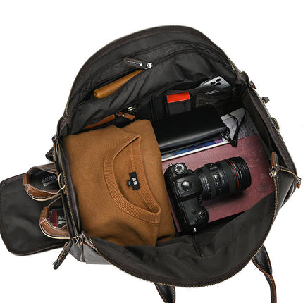 Mova Vintage Leather Travel Duffle
