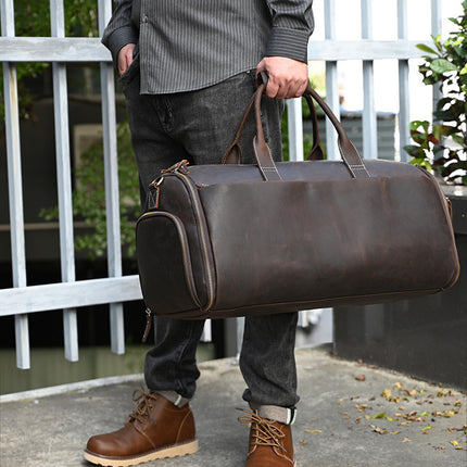 Mova Vintage Leather Travel Duffle