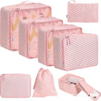 White Pink Stripes