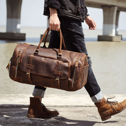 Mova Men's Heritage Leather Duffle