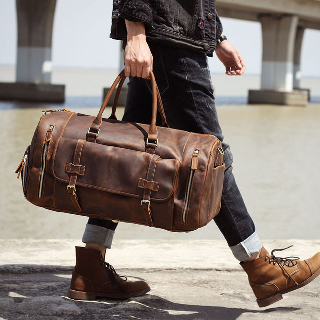 Mova Men's Heritage Leather Duffle